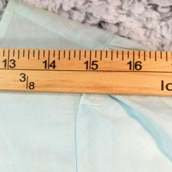 KAARI BLUE Embroidered Tiered Ruffle Trim Peasant Blouse Women's L. 100% Cotton. - Picture 8 of 12